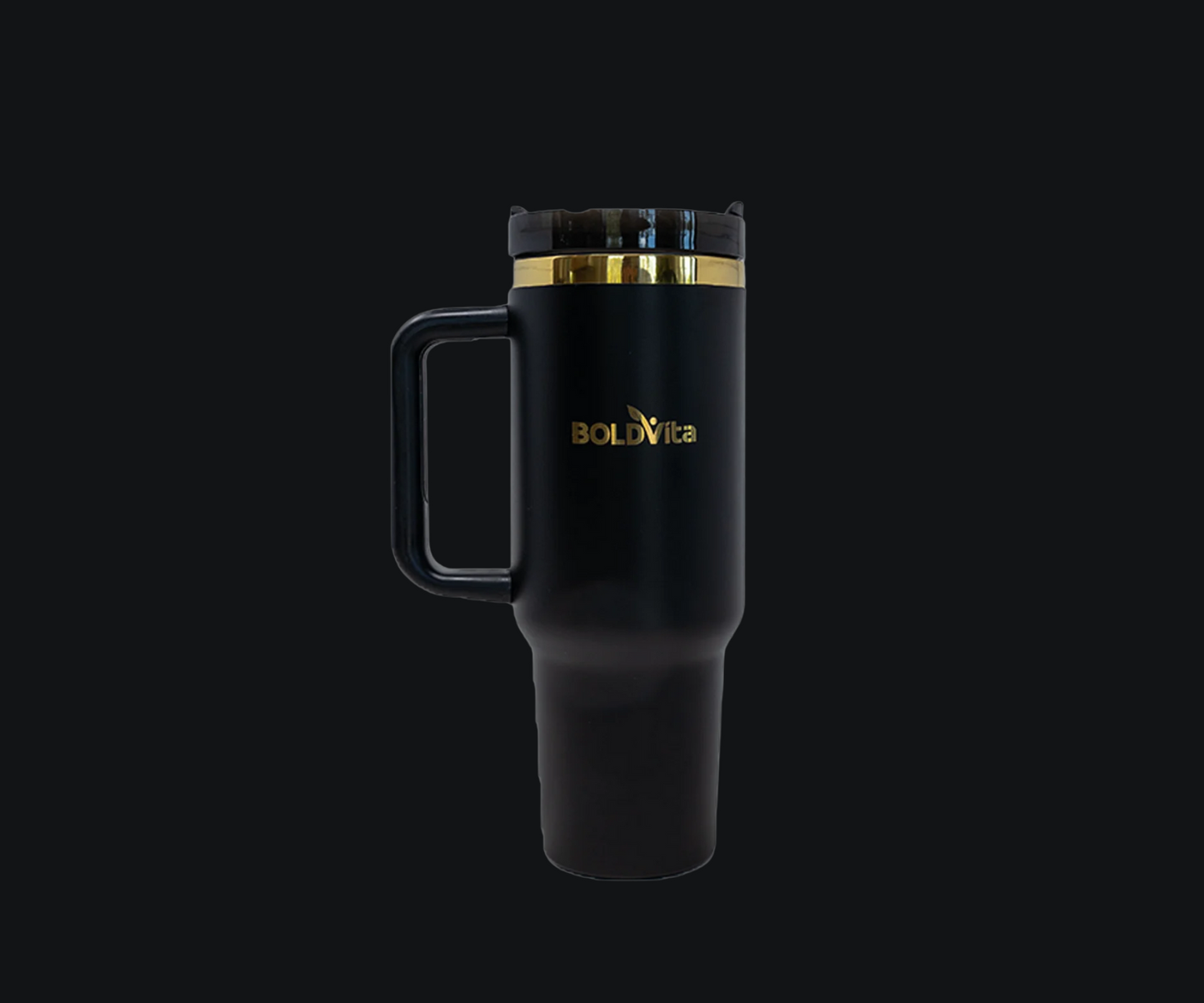 40oz Water Mug B/Gold